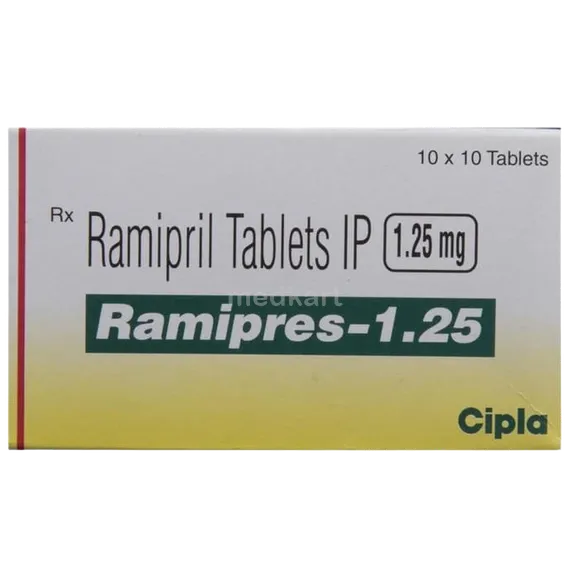 ramipres 1.25mg tablet 10's